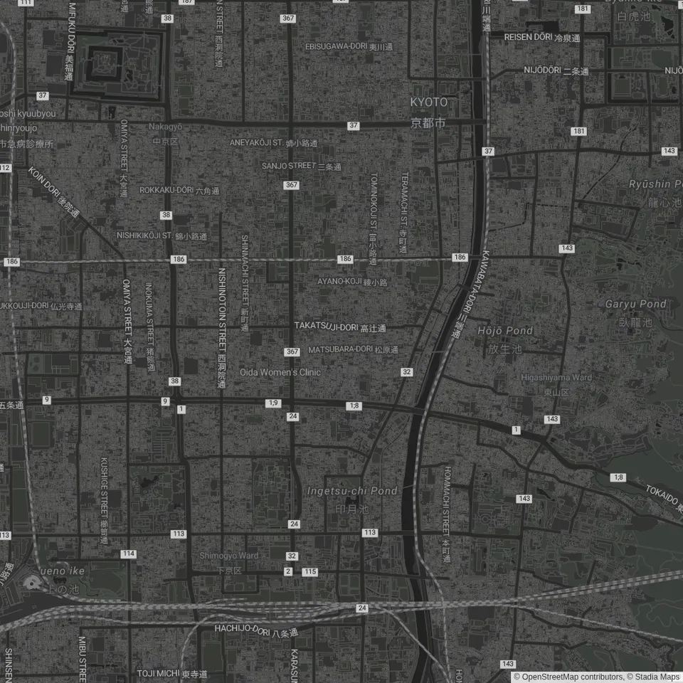 Venue location map