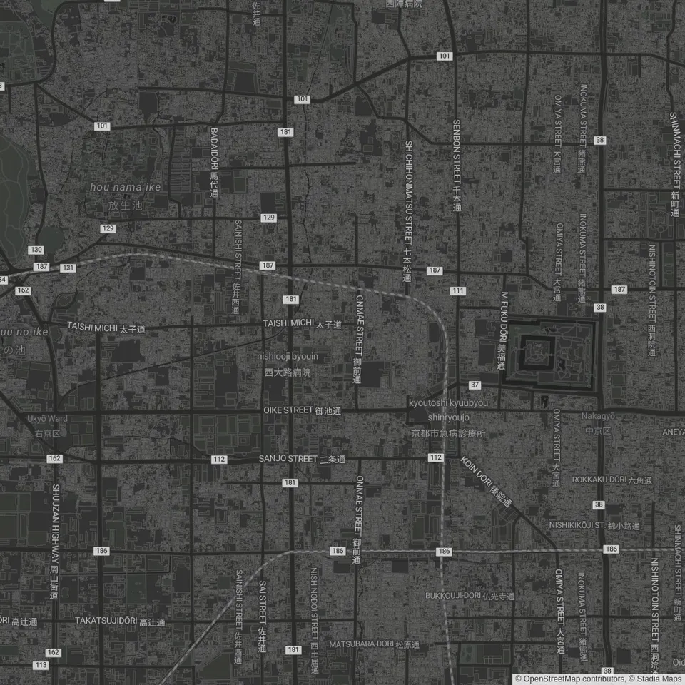 Venue location map