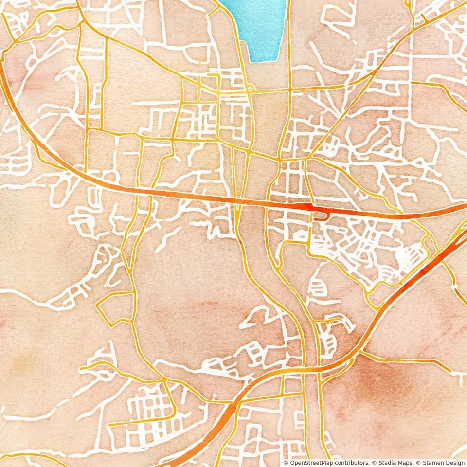 Venue location map