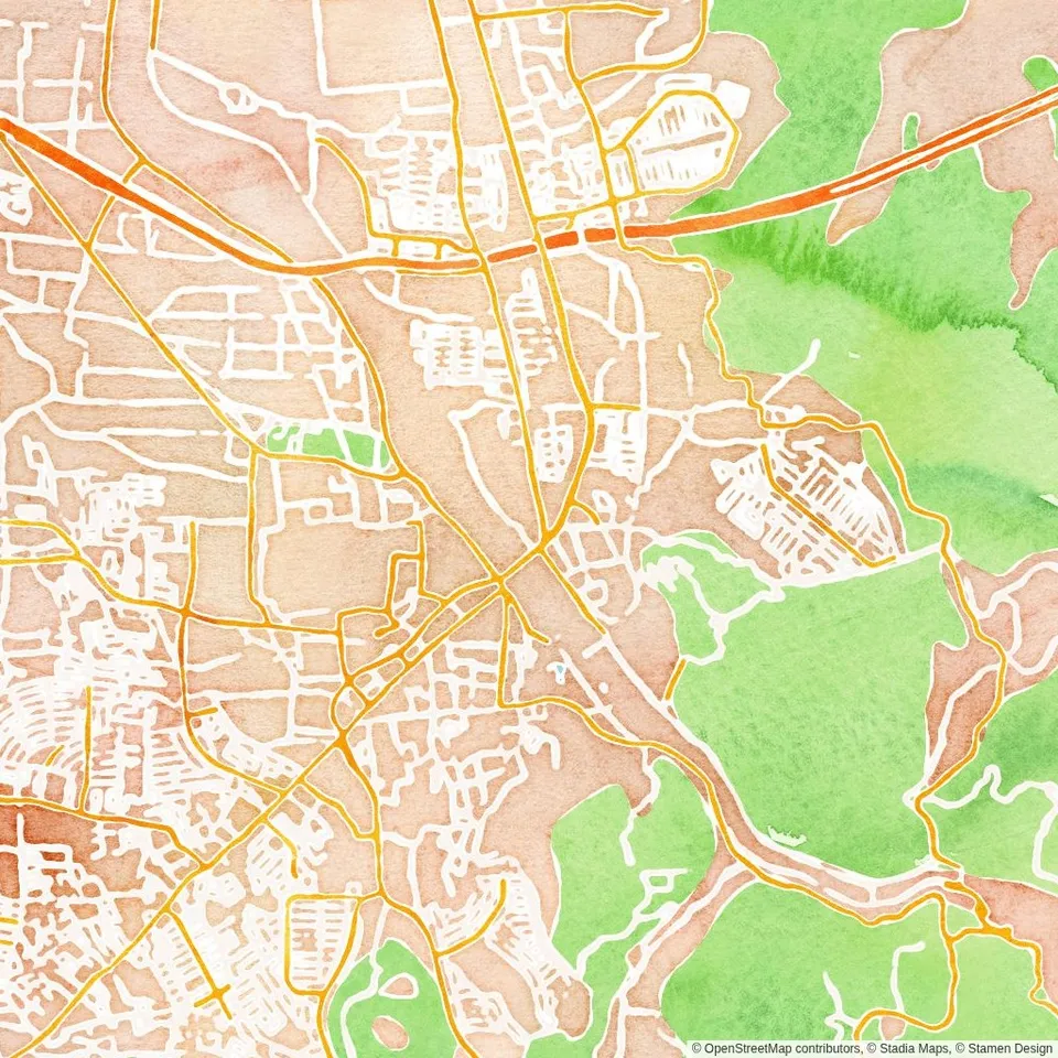 Venue location map